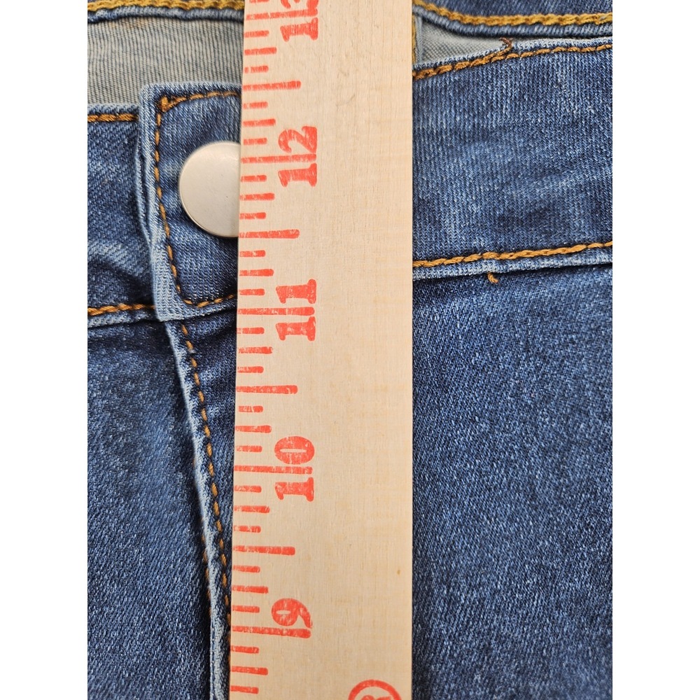 Unbranded Women's High Rise Whiskered Straight Leg Jeans Plus Size 40x27 - Picture 5 of 9